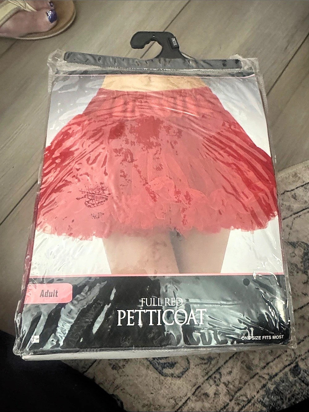 Full Red Petticoat Red Adult NWT